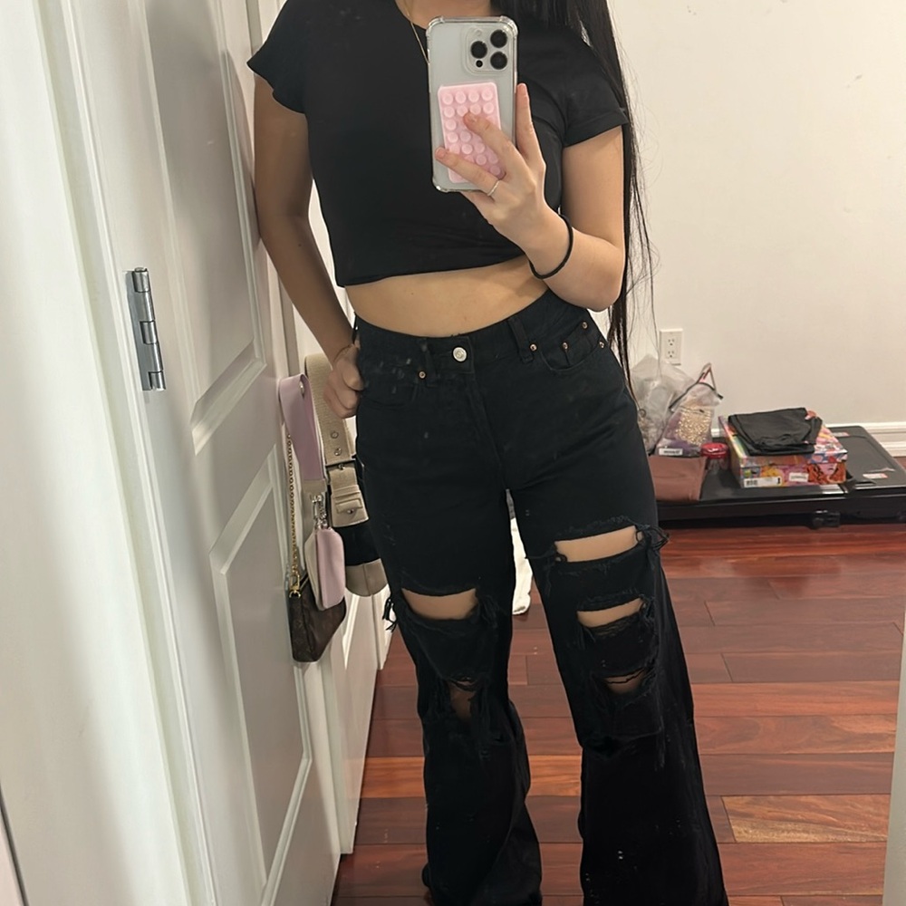 PACSUN RIPPED JEANS